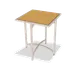 Forbes Industries 7027L-24 EcoFlex Elite Lam Series Square Collapsible Table, 30"W x 30"D x 24"H, Two-Sided Laminate Top 1 image