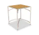 Forbes Industries 7031L-24 EcoFlex Elite Lam Square Folding Table, 30"W x 30"D x 24"H, Two-Sided Laminate Top, Stainless Steel Frame 1 image