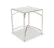 Forbes Industries 7031T-48 EcoFlex Elite Trend Series Square Folding Table, 30"W x 30"D x 48"H, Stainless Steel Frame 1 image