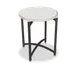 Forbes Industries 7034T-30 EcoFlex Elite Trend Series 30" Round Folding Table, Steel Square Tube, Textured Black Paint, Plastic Laminated Top 1 image