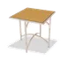 Forbes Industries 7035L-30 EcoFlex Elite Lam Square Folding Table, 36"W x 36"D x 30"H, Two-Sided Laminate Top, Stainless Steel Frame 1 image
