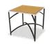 Forbes Industries 7038L-36 EcoFlex Elite Lam Series Folding Table, 36"W x 36"D x 36"H, Textured Black Paint, Two-Sided Laminate Top 1 image