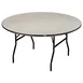 Forbes Industries ABS60RDBE-SWGL 60" Round Folding Table, ABS Plastic Surface, 30"H, 3/4" Plywood Frame, Heavy-Duty Steel Legs 1 image