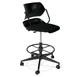 Forbes Industries AS025A12H## Acton Caster Base Task Stool, Armless, Non-Upholstered, Plastic Back & Seat 1 image