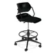 Forbes Industries AS025A14H## Acton® Caster Base Task Stool, Plastic Back & Seat, Armless, Soft Caster with Brake 1 image