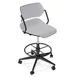 Forbes Industries AS125A14H## Acton Caster Base Task Stool, Upholstered Back & Seat, Armless, Soft Caster with Brake 1 image
