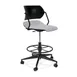 Forbes Industries ASP25A13H## Acton® Armless Upholstered Task Stool with Caster Base, Plastic Back, Hard Caster 1 image