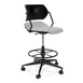 Forbes Industries ASP25A14H## Acton Armless Upholstered Task Stool with Caster Base, Plastic Back, Soft Caster with Brake 1 image