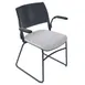 Forbes Industries FGA101###### NIMA™ Sled Base Desk Height Chair with Arms, Plastic Glides 1 image