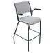 Forbes Industries FGC20###### NIMA Four Leg Upholstered Bar Height Chair with Arms, Stacking, All Upholstery 1 image