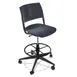 Forbes Industries FGF023###### NIMA Swivel Base Armless Plastic Restaurant Bar Stool with Hard Caster 1 image