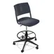Forbes Industries FGF024###### NIMA Swivel Base Stool, Plastic Back & Seat, Armless, Soft Caster Brake 1 image