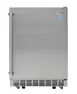 Koolmore KM-OKS-OFRC-58SS 24"x24.1"x35.2" 5.5 cu ft. Glass Door Merchandiser, IPX4, 145 Cans 1 image