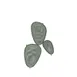 emuamericas E1231 Cactus Add-on Module Outdoor Restaurant Chair, Military Green Finish, E-Coated Steel 1 image