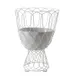 emuamericas E577 Re-Trouve Tall Vase Outdoor/Indoor Wrought Iron Structure with Terracotta Pot 1 image