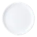 Steelite 11010700 10" Round Ceramic Plate, Narrow Rim, Dishwasher & Oven Safe to 530°F - 24/Case 1 image