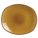 Steelite 11210581 Spice Plate, Oval 8" x 7" x 0.875", Mustard China, Oven Safe 530°F - 24/Case 1 image