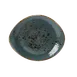 Steelite 11300521 Blue Ceramic Plate, 10" x 8.125" x 1.0", Narrow Rim, Oven Safe 530°F - 1 Dozen 1 image