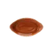 Steelite 11330318 Oval Au Gratin Dish, 6.5 oz, 8"x4.5"x1.63", Ceramic, Oven Safe 530°F - 24/Case 1 image