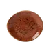 Steelite 11330522 Terracotta 6" x 5.25" x 0.75" Ceramic Plate, Narrow Rim, Oven Safe 530°F - 1 Dozen 1 image