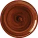 Steelite 11330544 Coupe Plate, 11.0" x 0.75" Terracotta Ceramic Rim, Oven Safe to 530°F - 1 Dozen 1 image