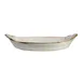Steelite 11550320 - Oval Gratin Dish, 12"x6.5"x2.5", 27.5 oz White Ceramic, Oven Safe 530°F - 1 Dozen 1 image