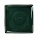 Steelite 12030553 - 10.625" Square China Plate, Burnt Emerald, Vitrified, Oven Safe To 530°F, 6/Case 1 image