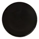 Steelite 12050635 - 11.25" Round Black Vitrified China Plate, Stackable, Nyx, 0.5" Height - 6/Case 1 image