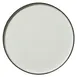 Steelite 12060635 - 11.25" x 0.5" Round Black Alumina Vitrified China Plate, Stackable - 6/Case 1 image