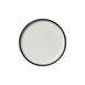 Steelite 12060638 Stack Plate, 6.5" x 0.5" Round Vitrified China, Black Asteria - 1 Dozen 1 image
