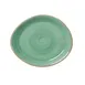 Steelite 12130521 Aqua China Plate 10" x 8.125" x 1" FreeForm NarrowRim Oven Safe 530°F - 1 Dozen 1 image