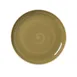 Steelite 12200634 - Coupe Plate, 10" Diameter, Olive Ceramic, Alumina Vitrified, Coupe Rim, 12/Case 1 image