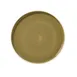 Steelite 12200636 - Stack Plate, 10" x 0.5" Round Olive Alumina Vitrified Ceramic, 1 Dozen 1 image