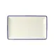 Steelite 17100618 Platter, 8" x 4" x 0.75", Blue Dapple Vitrified China, Oven Safe 530°F - 6/Case 1 image