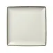 Steelite 17560553 Square Plate, 10.5" x 10.5" Charcoal Dapple, China, Oven Safe to 530°F - 6/Case 1 image