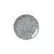 Steelite 17600568 Coupe Plate, 6" Ceramic, Ink Crackle Black, Vitrified, Oven Safe 530°F - 1 Dozen 1 image