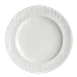 Steelite 4412RF005 Banquet Rim Plate, 8" Round Bone China, Ruche Folio, Dishwasher Safe - 24/Case 1 image
