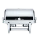 Steelite 5370S541 Chafing Dish, 9 Qt (2.25 Gal), 17.75" x 16.75", Cover, 18/10 Stainless Steel 1 image