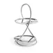 Steelite 5977RW106 Two‑Tier Stand, 5.0" x 5.0" x 8.5", 18/10 Steel, Silver, Drift Robert Welch 1 image