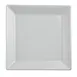 Steelite 61100ST0119 Square Porcelain Plate, 9.875" x 9.875", Belisa, Rim Oven Safe to 500°F - 1 Dozen 1 image