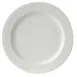 Steelite 61101ST0253 Avalon 10.25" Round Bone China Plate, Wide Rim, Oven Safe to 500°F - 1 Dozen 1 image