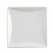 Steelite 61105ST0508 Square Vortex Porcelain Plate, 5.875" Bone China, Embossed, Oven Safe - 36/Case 1 image