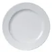 Steelite 61106ST0575 Round China Plate, 8.13" Wide Rim Porcelain, Oven Safe to 500°F - 36/Case 1 image