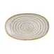 Steelite 6210FA005 Oval Porcelain Dinner Plate, 11" x 6.75" Azores Costa Folio Design - 1 Dozen 1 image