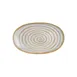 Steelite 6210FA006 Oval Porcelain Dinner Plate, 9.0" x 6.0" Azores Costa Folio Design, 1 Dozen 1 image