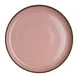 Steelite 6215RT002 - 9.5" Round Plate, Spice Pink Peppercorn Porcelain Rim Oven Safe 425°F - 1 Dozen 1 image