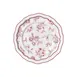 Steelite 62540FP812 Rim Plate, 9" Round Porcelain Dinner Plate, Maroon Scalloped Edge - 1 Dozen 1 image