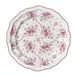 Steelite 62545FP810 Plate, 11.25" x 1.125", Round Porcelain, Liliana Maroon Scalloped Edge - 1 Dozen 1 image