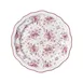 Steelite 62545FP811 - 10.25" Round Porcelain Plate in Liliana Maroon, Scalloped Edge - 1 Dozen 1 image