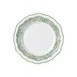 Steelite 62566FP812 Rim Plate, 9" Round Porcelain Plate, Scalloped Edge, Willow Rim Green - 1 Dozen 1 image